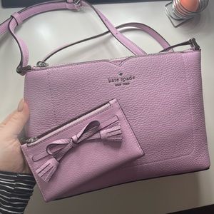 Kate spade crossbody w/ small bifold wallet